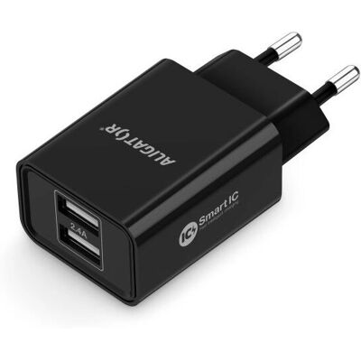 Aligator - CHA0038 - Schwarz - 2 USB Ports - Ladegerät Aligator - CHA0038 - Schwarz - 2 USB Ports - Ladegerät