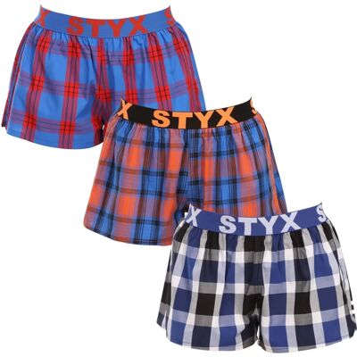 Styx Bavlněné Boxerky 3-Kus - Boxerky Styx Bavlněné Boxerky 3-Kus - Boxerky