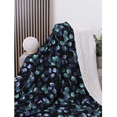 Jerry Fabrics - Beránková deka mikroplyš 150 × 200 cm – Eukalyptus 2 - Deka Jerry Fabrics - Beránková deka mikroplyš 150 × 200 cm – Eukalyptus 2 - Deka