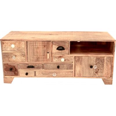 LAKSHMI Manu 120x50x45 TV stolek z manga - TV Stolek LAKSHMI Manu 120x50x45 TV stolek z manga - TV Stolek