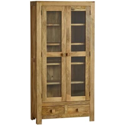 LAKSHMI Hina 100x180x45 Masivní Mangová Vitrína - Vitrine LAKSHMI Hina 100x180x45 Masivní Mangová Vitrína - Vitrine