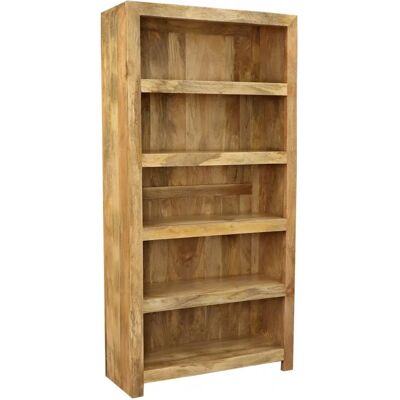 LAKSHMI Hina 90x180x35 Knihovna z masivního manga - Bookshelf LAKSHMI Hina 90x180x35 Knihovna z masivního manga - Bookshelf