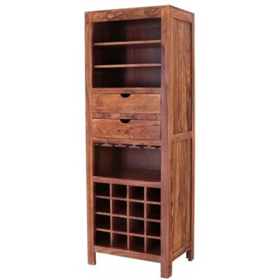 LAKŠMI Palisandrý Barový Skříň - Amba 65x180x45 - Exotický Styl LAKŠMI Palisandrý Barový Skříň - Amba 65x180x45 - Exotický Styl