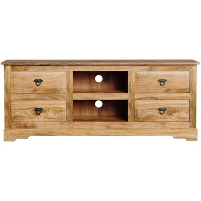 LAKSHMI Guru 150x60x45 Mango TV Stolek - Stojan TV LAKSHMI Guru 150x60x45 Mango TV Stolek - Stojan TV