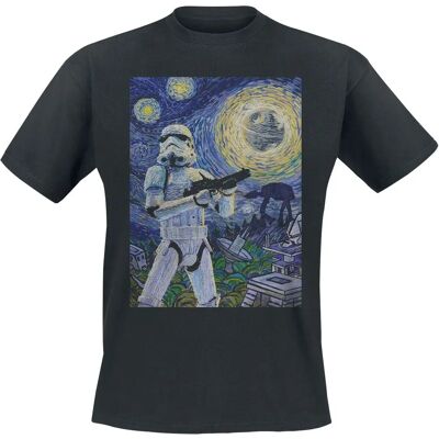 Star Wars Stormy Night - Unisex Schwarz XXL T-Shirt - 100% Baumwolle Star Wars Stormy Night - Unisex Schwarz XXL T-Shirt - 100% Baumwolle