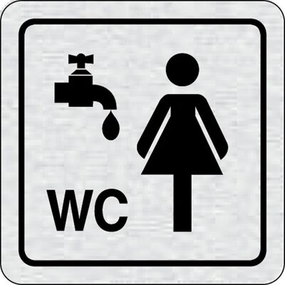 B2B Partner Türschild - Damen WC - Schild B2B Partner Türschild - Damen WC - Schild