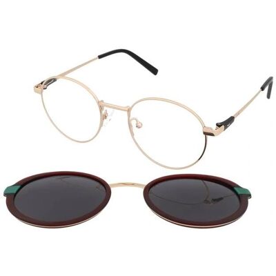 Occhiali Crullé C2 Clip-on - Montatura in metallo - Oro Occhiali Crullé C2 Clip-on - Montatura in metallo - Oro