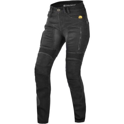 Jeans moto pour femmes Trilobite Parado Slim - Noir - Publicité Jeans moto pour femmes Trilobite Parado Slim - Noir - Publicité