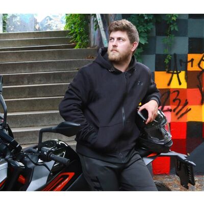 Trilobite Binder Schwarze XXL Motorrad-Hoodie - Hoodies Trilobite Binder Schwarze XXL Motorrad-Hoodie - Hoodies