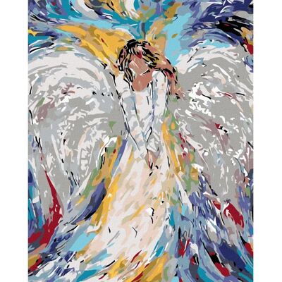 ZUTY Sada na malování podle čísel - Andělská žena - 40x50 cm ZUTY Sada na malování podle čísel - Andělská žena - 40x50 cm