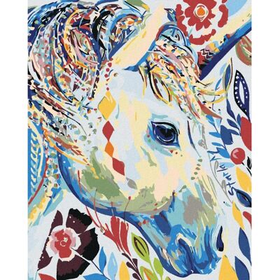ZUTY White Painting Kit - Numbered Canvas - 40x50cm - Painting Kit ZUTY White Painting Kit - Numbered Canvas - 40x50cm - Painting Kit