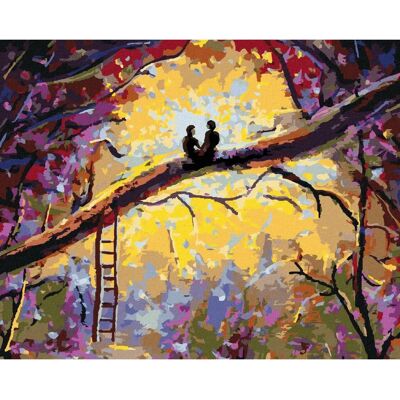 Sada malování ZUTY - Láska na kmenu stromu 40x50cm - Umělecká sada Sada malování ZUTY - Láska na kmenu stromu 40x50cm - Umělecká sada