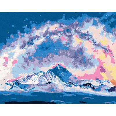 ZUTY - MOUNT EVEREST POD MLÉČNOU DRÁHOU - Painting by numbers ZUTY - MOUNT EVEREST POD MLÉČNOU DRÁHOU - Painting by numbers