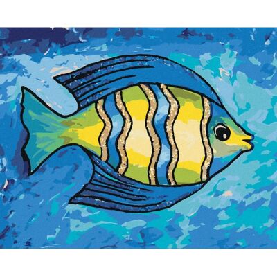ZUTY Žlutá a Modrá Malířská Sada - 80x100 cm - Malířská Sada ZUTY Žlutá a Modrá Malířská Sada - 80x100 cm - Malířská Sada