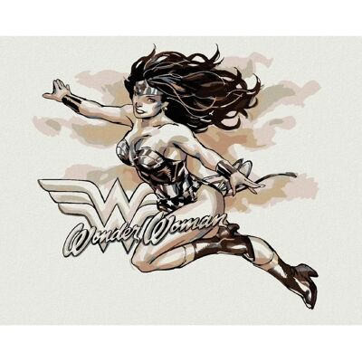 ZUTY Wonder Woman IV Malování podle čísel - Černobílé - Malování podle čísel ZUTY Wonder Woman IV Malování podle čísel - Černobílé - Malování podle čísel