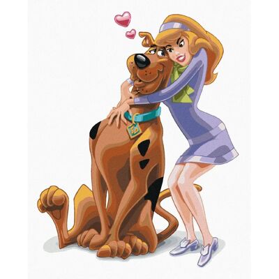 ZUTY Sada na malování - SCOOBY DAPHNE - 40x50cm - Bez rámu ZUTY Sada na malování - SCOOBY DAPHNE - 40x50cm - Bez rámu