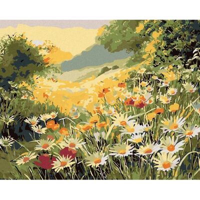 Zuty - LETNÍ LOUKA - 40x50 - Rámováno - Diamond Painting Zuty - LETNÍ LOUKA - 40x50 - Rámováno - Diamond Painting