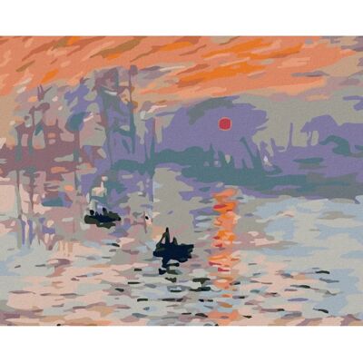 Zuty - C.MONET Sunrise - 40x50 cm - Diamantové malování sada Zuty - C.MONET Sunrise - 40x50 cm - Diamantové malování sada