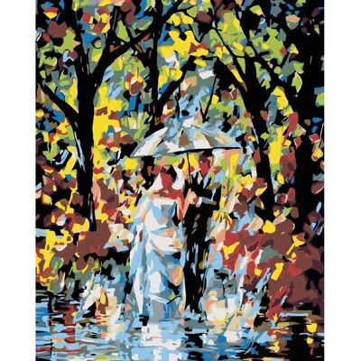 Zuty - NEVĚSTA S ŽENICHEM V DEŠTI - 40x50 cm Zuty - NEVĚSTA S ŽENICHEM V DEŠTI - 40x50 cm