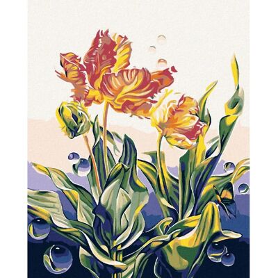 Zuty - ROZKVETLÉ KVĚTINY A BUBLINKY - Diamond Painting Kit Zuty - ROZKVETLÉ KVĚTINY A BUBLINKY - Diamond Painting Kit