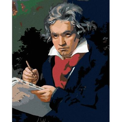 Zuty - Beethoven - 40x50 - Napnuté plátno - Diamond painting kit Zuty - Beethoven - 40x50 - Napnuté plátno - Diamond painting kit