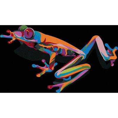 Zuty - Colorful frog 40x50 cm - Colorful frog - 40x50 cm - Diamond painting kit Zuty - Colorful frog 40x50 cm - Colorful frog - 40x50 cm - Diamond painting kit