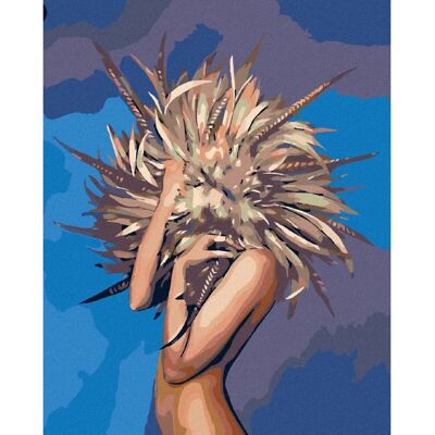 Zuty - Diamantové malování – SCHOVANÁ ZA PEŘÍČKY - 40x50 cm Zuty - Diamantové malování – SCHOVANÁ ZA PEŘÍČKY - 40x50 cm