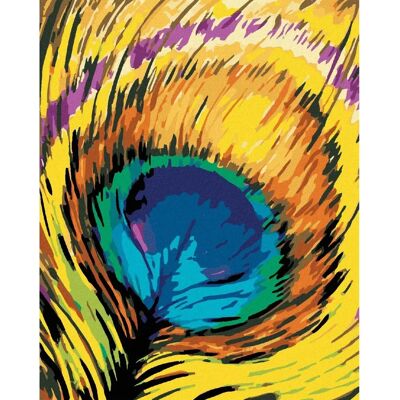 Zuty - PAVÍ BRK - 40x50 cm - Bez rámu - Diamantové malování sada Zuty - PAVÍ BRK - 40x50 cm - Bez rámu - Diamantové malování sada