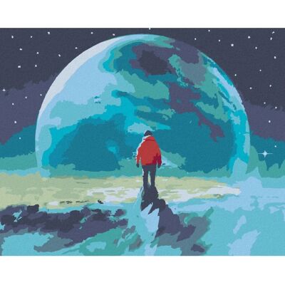 Zuty - Muž na vrcholu hory - Malování podle čísel - 40x50 cm - Bez rámu Zuty - Muž na vrcholu hory - Malování podle čísel - 40x50 cm - Bez rámu