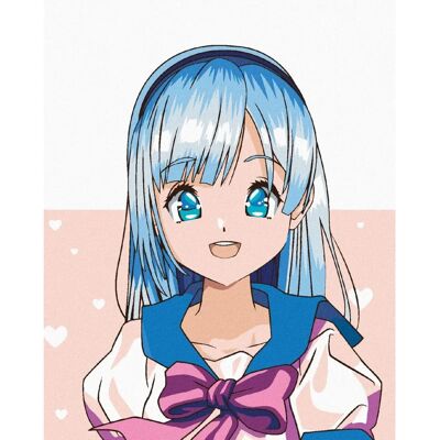Zuty - ANIME DÍVKA S MAŠLÍ - Diamond painting Zuty - ANIME DÍVKA S MAŠLÍ - Diamond painting