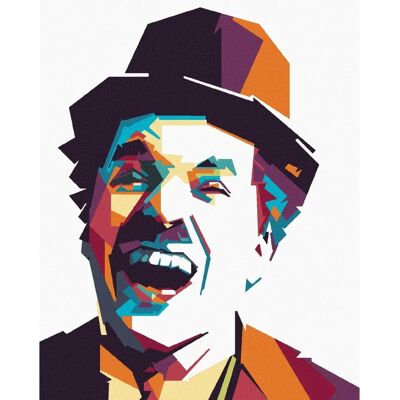 Zuty - Charlie Chaplin - 40x50 cm - Diamond painting kit Zuty - Charlie Chaplin - 40x50 cm - Diamond painting kit