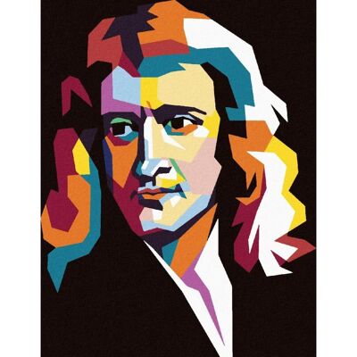 Zuty - BAREVNÝ ISSAC NEWTON - Diamantové malování - sada Zuty - BAREVNÝ ISSAC NEWTON - Diamantové malování - sada