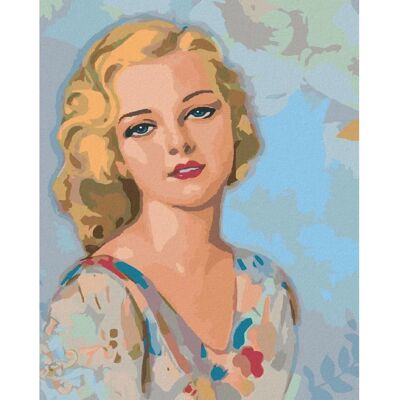 Zuty - Vintage Woman Diamantové malování - 40x50 cm - Bez rámu Zuty - Vintage Woman Diamantové malování - 40x50 cm - Bez rámu