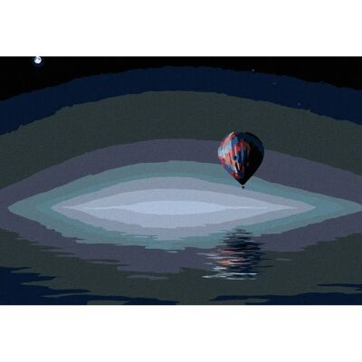 Zuty - HORKOVZDUŠNÝ BALON NAD OCEÁNEM - Diamond Painting Zuty - HORKOVZDUŠNÝ BALON NAD OCEÁNEM - Diamond Painting