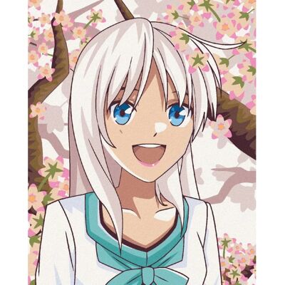 Zuty - ANIME DÍVKA U STROMU - 40x50 cm - Bez rámu - Diamantové malování sada Zuty - ANIME DÍVKA U STROMU - 40x50 cm - Bez rámu - Diamantové malování sada