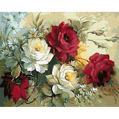 Zuty - KYTICE MALOVANÝCH RŮŽÍ - Diamond painting kit Zuty - KYTICE MALOVANÝCH RŮŽÍ - Diamond painting kit