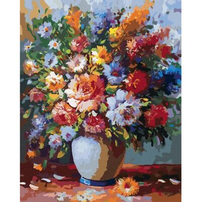 Zuty - PĚSTRÉ KVĚTINY VE VÁZE - Diamond painting kit Zuty - PĚSTRÉ KVĚTINY VE VÁZE - Diamond painting kit