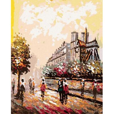 Zuty - PŘEKRÁSNÁ PAŘÍŽ - 40x50 cm - bez rámu - Diamond painting kit Zuty - PŘEKRÁSNÁ PAŘÍŽ - 40x50 cm - bez rámu - Diamond painting kit