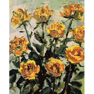Zuty - KRÁSNÉ ŽLUTÉ RŮŽE - 40x50 cm - Diamond painting Zuty - KRÁSNÉ ŽLUTÉ RŮŽE - 40x50 cm - Diamond painting