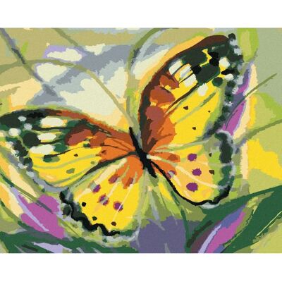 Zuty - MOTÝL ŽLUŤÁSEK - 40x50 cm - Diamantové malování kit Zuty - MOTÝL ŽLUŤÁSEK - 40x50 cm - Diamantové malování kit