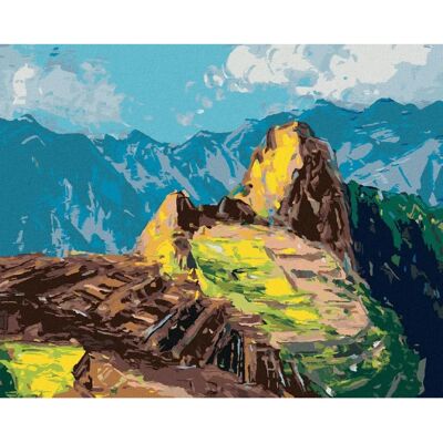 Zuty - Machu-Picchu Peru - 40x50 cm - Diamantové malování Zuty - Machu-Picchu Peru - 40x50 cm - Diamantové malování