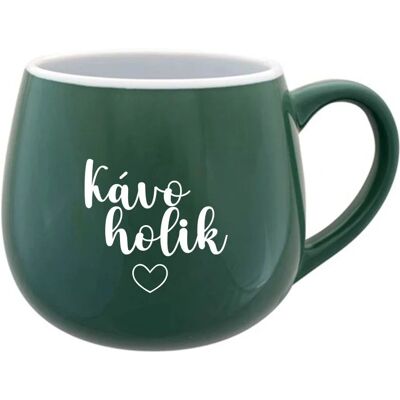 Giftela - KÁVOHOLIK - zelený - 300 ml - Mug Giftela - KÁVOHOLIK - zelený - 300 ml - Mug