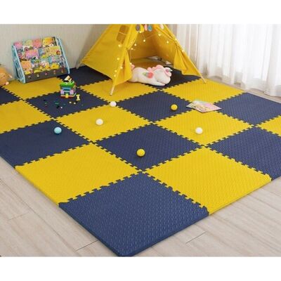 MXM - Puzzle Tatami - Galben - Albastru - Covor MXM - Puzzle Tatami - Galben - Albastru - Covor