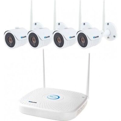 Kit telecamere di sorveglianza WiFi Secutek 4x2MP - NVR Kit telecamere di sorveglianza WiFi Secutek 4x2MP - NVR