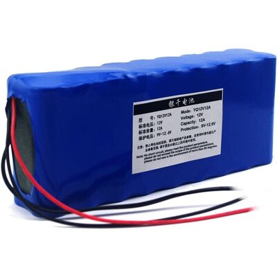 Secutek - 12V-12Ah - 18650 Li-Ion - 12V - Battery Secutek - 12V-12Ah - 18650 Li-Ion - 12V - Battery