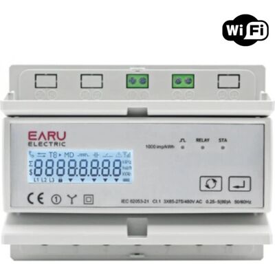 Contor de energie WiFi trifazat cu dublu canal Contor de energie WiFi trifazat cu dublu canal