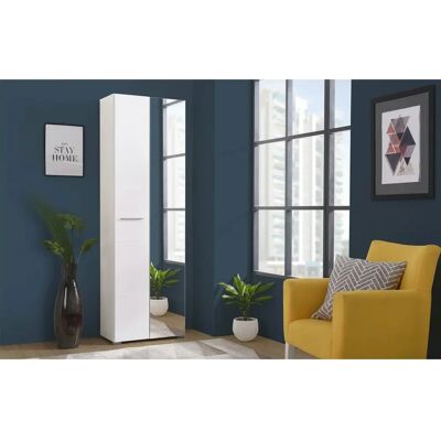 Möbel Kraft Beny 60x192,5x35cm weiß - Garderobenschrank Möbel Kraft Beny 60x192,5x35cm weiß - Garderobenschrank