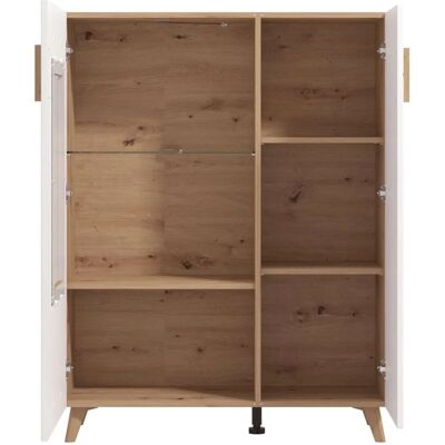 INOSIGN Bretagna Vitrinenschrank - Glasvitrine, 96x125,5x35cm INOSIGN Bretagna Vitrinenschrank - Glasvitrine, 96x125,5x35cm