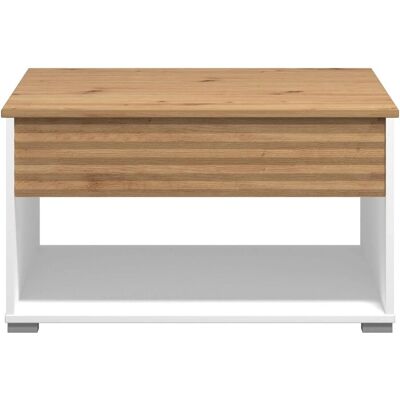 HOME AFFAIRE Taranto Couchtisch - Moderner quadratischer Tisch, 80cm, Weiß HOME AFFAIRE Taranto Couchtisch - Moderner quadratischer Tisch, 80cm, Weiß