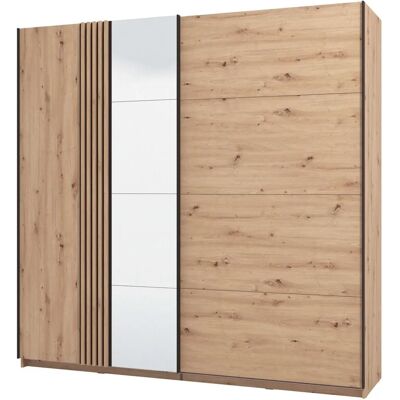 INOSIGN Ascalon Kleiderschrank - Artisan Eiche - Schiebetüren - Spiegel INOSIGN Ascalon Kleiderschrank - Artisan Eiche - Schiebetüren - Spiegel